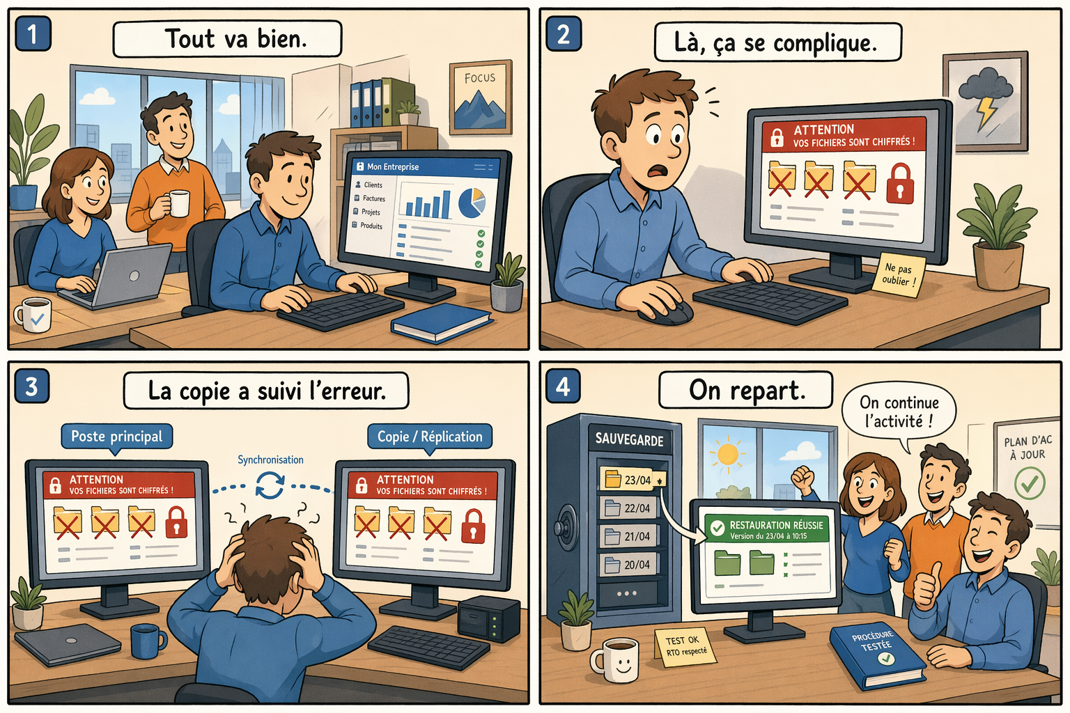 Sauvegardes : ce qu’on protège vraiment